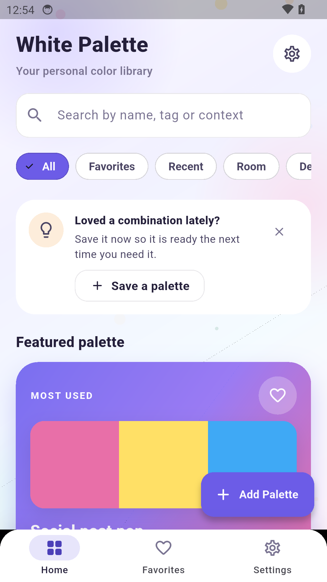 Harmonize Tracker analytics screen
